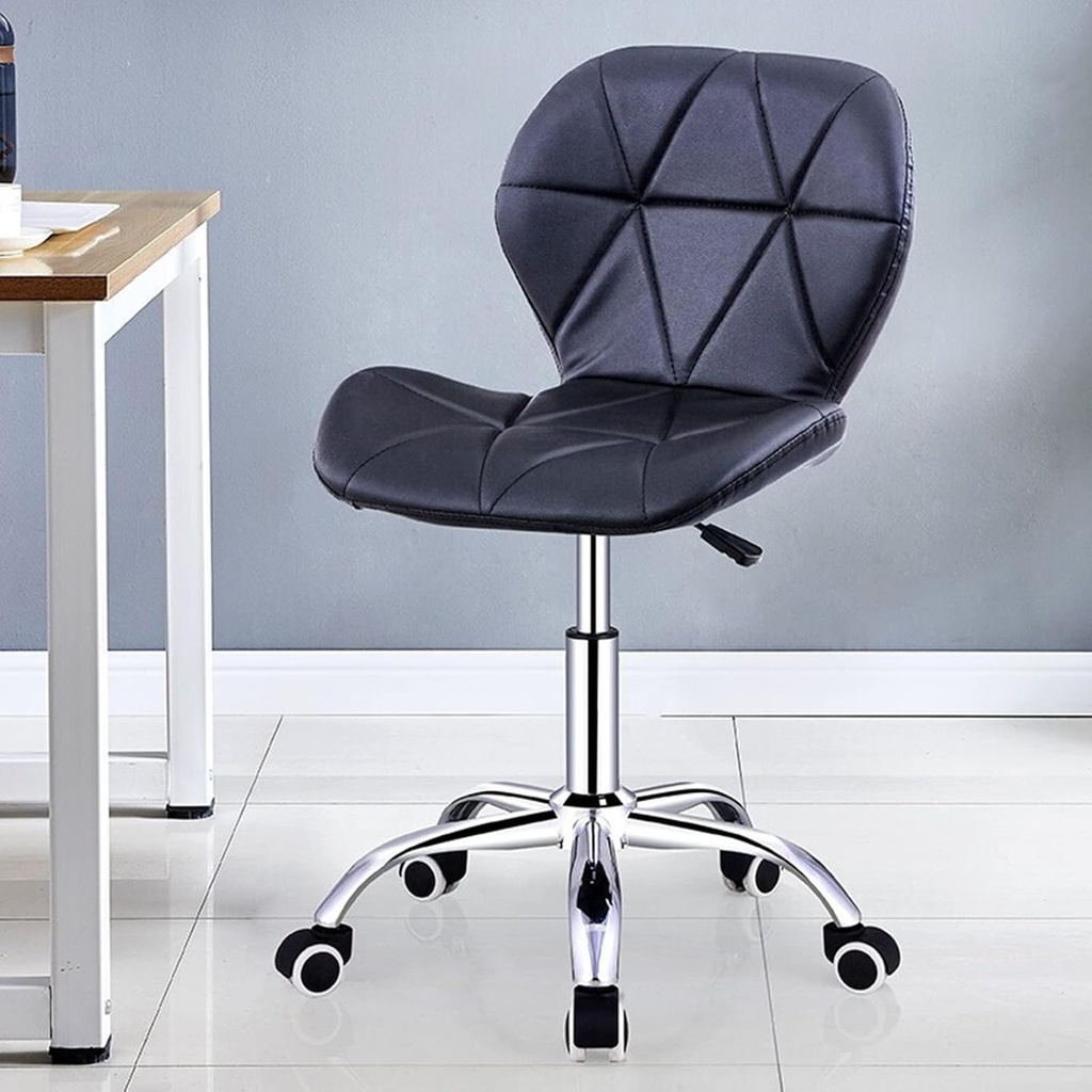 Modern Height Adjustable Multifunctional Chair on Wheels | Black