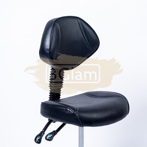 Armless Task Chair on wheels F-11 - Black