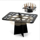26 Holes Make Up Brush Drying Rack Organizer