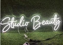 Salon LED Sign | White | Studio Beauty 120*36.62cm