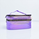 Double Decker Nail Polish Travel Case Organizer M-39 - Purple (30 Slots)