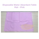 Disposable Water Absorbent Table Mat | Pink | 45*33cm