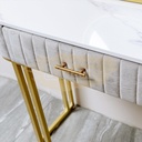 Vanity Table 80*40*75 cm | Grey (Table only. Chair & Mirror not included)