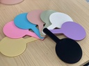 Multi Color Handheld Mirror Round 9.5cm